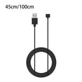 thumbnail image 3 of Injueey Cable de carga de plástico para reloj inteligente, interfaz USB reutilizable, cargador de hogar, accesorios de repuesto para M5 M6 M7 Type3 NO3, 3 of 6