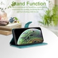 thumbnail image 3 of for iPhone X Case Wallet/iPhone Xs Case,Phone Case for iPhone 10,Card Holder Leather Stand Flip Cases,Wrist Strap, Closure,Shockproof Protective Cover for iPhone 10 X/XS (Green), 3 of 14
