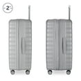 thumbnail image 3 of iFLY Fibertech 3.0 Matte Expandable Hardside Spinner 2-Piece Luggage Set, 20" Carry-On & 28" Checked Suitcase, Ash Gray, 3 of 8