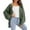 Army Green, variant on Women's Button-Down Knit Cardigan, Long Sleeve Oversized Sweater, Open Front Casual Coat, Soft Yarn Fabric, Comfortable Loose Fit for Fall and Winter,Yellow M