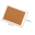 USHOBE Brown Cork Pin Board with Wood Frame for Notice and Photo Wall ...