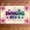 2A-180X110cm, variant on Watercolor Spider Birthday Banner Purple-Teal Gradient Party Backdrop Spooky Vibe Kids-oriented Design Party Display for 4th Birthday Party Kids Birthday Celebration Indoor Decoration