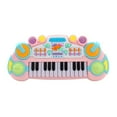thumbnail image 1 of Clavier Musical pour Tout-Petits à 24 Touches avec Lumières Colorées, 6 Tons d'Instruments, 6 Rythmes, 4 Tambours, Démonstration Intégrée de Chansons et Histoires, Fonction Enregistrement, Matériau ABS, Outil d'Apprentissage Musical Éducatif, 1 of 6