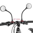 thumbnail image 1 of DRCKHROS Adjustable Soft Tube Rearview Mirror for Bicycles, Motorcycles & Electric Bikes - 360° Rotation, Reflective Lens for Enhanced Safety, Unisex Design, Durable Construction (Black), 1 of 5