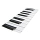 thumbnail image 2 of Alfombra de baño absorbente de 40 x 120 cm para ducha y máquina de baño. Piano, 2 of 8