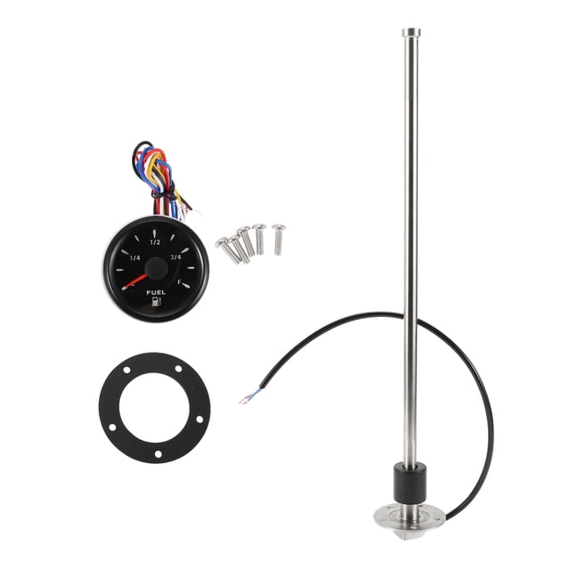Kit de unidad de envío de combustible y medidor Unique Bargains 18.11" Unidad de envío de combustible para barco Unidad de envío de combustible marino Metal 1 juego 0-190 Ohm