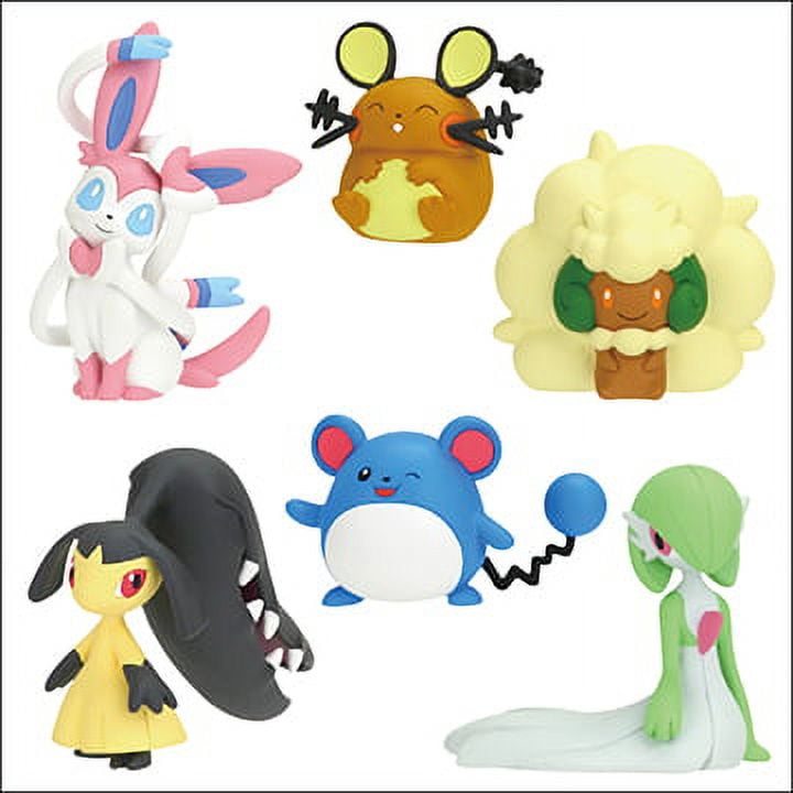 ★Kwc30Jz ポケモンXY フェアリー いっぱいコレクション 全6種 マリル Takara TOMY Pokemon XY - Fairy Collection Mini Figures - Set