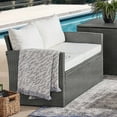 thumbnail image 2 of Vital Outdoor Loveseat, Grey Wicker, 2 of 6