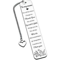 Christmas Stocking Stuffers for Mom from Daughter Son - to My Mom Birthday Gifts Bookmark for Woman Best Mom Gifts Ideas, Christmas Xmas Gifts for Mom Mother Mommy from Daughter Son