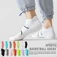 thumbnail image 2 of Chaussettes de Course Professionnelles Hommes et Femmes Cyclisme Basketball Train Déco M0P02, 2 of 7