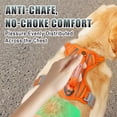 thumbnail image 5 of BARKBAY No Pull Dog Harness Large Reflective Dog Harness with Front Clip and Easy Control Handle for Walking Training Running with ID tag Pocket(Orange,L), 5 of 10