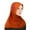 Orange, variant on Women's Stretchable Soft Wrap Hijab Headscarf Headband Fashion Accessory Grey One Size