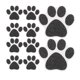 thumbnail image 3 of 20pcs Non Slip Paw Print Floor Stickers, Self Adhesive Safety Decals for Bathtub, Kitchen & Smooth Surfaces, Easy Application for Home Use, 3 of 5