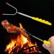 thumbnail image 2 of Tenedor de barbacoa Yuehao de acero inoxidable de 115 cm, tenedor telescópico en forma de U, para barbacoa al aire libre, pollo, perritos calientes y más., 2 of 2