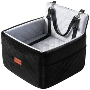 DOMIPET Dog Booster Car Seat, Gray, Up to 35 Lbs