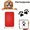 Red, variant on Inkless Hand and Footprint Kit, Dog Paw Print Kit, Pet Nose Print Kit, No Mess Keepsake Printing Kit for Scrapbooking and Remembrance