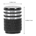 thumbnail image 3 of MLINS 5pcs Paw Print Tire Caps Car Tire Valve Caps Decorative Stem Covers Car Stem Caps, 3 of 6