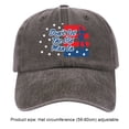 thumbnail image 2 of Don t Let The Old Man In American Flag Hat Gorra de béisbol ajustable para hombres y mujeres, 2 of 9