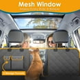 thumbnail image 6 of PAWBEE Dog Car Seat Cover, Waterproof & Nonslip Back Seat Hammock with Mesh Window & Seat Belt, 6 of 8