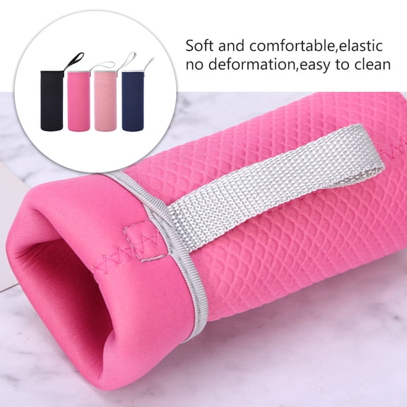 NICEXMAS 4Pcs Thermal Bottle Sleeves Assorted Color Insulated Water Bottle Carrying Pouches