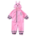 thumbnail image 1 of CNKOO Imperméable pour Enfants - Combinaison de Pluie une Pièce à Capuche pour Garçons et Filles, Polyester Léger, Conception de Sécurité Réfléchissante, Tailles P m L Jaune Vert Bleu, 1 of 4