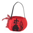 thumbnail image 1 of Bolsa reutilizable para dulces de Halloween, ideal para pedir dulces o pedir golosinas. Búho, 1 of 8