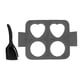 thumbnail image 1 of Molde de tortilla de silicona Molde de silicona para huevos fritos 4 en 1 Molde para huevos fritos El molde para tortillas de silicona evita que se pegue Resistencia a altas ANGGREK Otros, 1 of 7