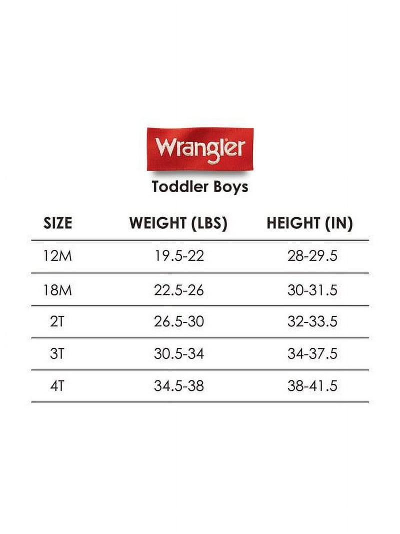 Wrangler Toddler Boy Pull-On Straight Leg Jeans, Sizes 12M-5T