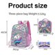 thumbnail image 5 of Backpack For Girls Backpacks For Elementary Preschool Students Kids Backpack With Lunch Box 26s, 5 of 5