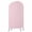 Pink, variant on Orange Morocco Wedding Arch Cover,Stretchy Spandex Arch Backdrop Stand Covers 4 FT,Geometric Leaf Diamond Lattice Abstract Round Top Arched Backdrop Cover for Birthday Party Ceremony Baby Shower