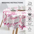 thumbnail image 5 of Breast Cancer Awareness Tablecloth Round 60 Inch Table Cloth Cover Mat Holiday Party Decoration for Dining Room Home Kitchen Picnic, 5 of 6