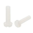 thumbnail image 1 of Unique Bargains M3 x 25mm Nylon Machine Screws, Pan Head Slotted Screw Fasteners, 40 Pack, 1 of 4