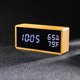 thumbnail image 1 of Xihbxyly Artículos por menos de $10 Reloj despertador LED madera control sonido multicolor para escritorio y mesa digital, 1 of 2