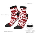 thumbnail image 6 of Pofeuu red plaid Moose Bunny bear Print 30cm Socks, Adult Running Hiking Socks for Youth and Adult, 6 of 7