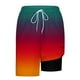 thumbnail image 4 of Pantalones Cortos Casuales para Hombre Imprimir con Bolsillos Pantalones de Playa de Cintura Elástica, Pantalones Cortos de Cintura Elástica para Hombre, 4 of 6