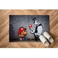 thumbnail image 6 of Rug, Custom Rug, Accent Rugs, Printed Graffiti Rugs, Customs Rug, Banksy Rugs Kitchen Rugs, Modern Rug, Banksy Rugs, Thick Rugs, 1.7'x2.3' - 50x70 cm, 6 of 8