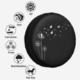 thumbnail image 2 of KAKALAD Dandelion Spare Tire Cover Universal Car Vehicle Tools For Rv SUV Truck Camper Travel Trailer Accessories Buckle 16” Inch, 2 of 7
