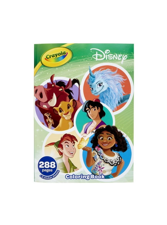 Crayola Disney Animation Studios Coloring Book 288 Pages