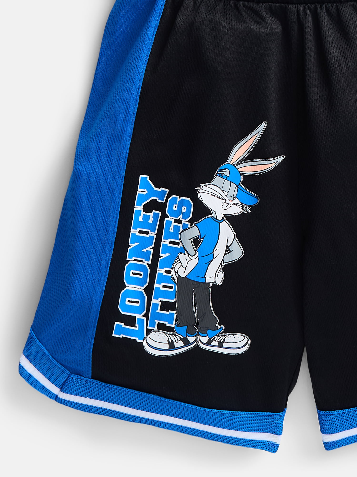 Looney Tunes Boys Short Sleeve Tee and Matching Basketball Shorts Set, 2-Piece, Sizes 4-12