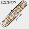 thumbnail image 3 of Dailycode Double Sided Oven Mitt with Loop Heat Resistant Kitchen Long Potholders 7" x 35" Cute Bears Face and Leaf, 3 of 6