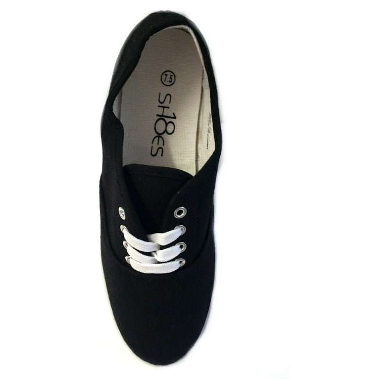 2024年最新入荷 Shoes Canvas Womens Shoes8teen Lace Walmart.com - Sneakers up 靴