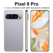 7.3" Pixel 9 Pro- 5G Smartphone, 1440x3040, 8GB RAM+256GB ROM,8000mAH, Dual SIM, Android 14,Gray