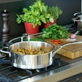 thumbnail image 3 of Demeyere Atlantis Proline 7 5.1-qt Stainless Steel Saute Pan with Helper Handle, 3 of 10