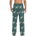 thumbnail image 2 of Top-kevin Grey Cute Donkey Pajama Pants Farm Men's Pajama Bottoms Lounge Sleepwear PJs Sleep Pants, 2 of 11