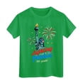 thumbnail image 4 of CAICJ98 250 Years American 1776-2026 250th Birthday 250th USA Boys Girls T Shirts (Green,3-4 Years), 4 of 5
