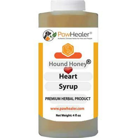 Hound Honey: Heart Syrup - Herbal Remedy for Dog's Cough - Suppressant - Herbal Medicine - Gagging & Wheezing due to Heart (Best Cough Syrup For Dogs)