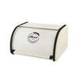 thumbnail image 4 of AMLESO Bread Box Decorative Organizer Boxes for Countertop Restaurant Home Dessert Shop S White, 4 of 8