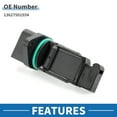 thumbnail image 4 of Unique Bargains MAF Sensor No.13627501554 MAF Mass Air Flow Sensor for BMW 745i V8 4.4L E65 Series 2002-2003, 4 of 7