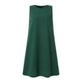 thumbnail image 3 of ZANZEA Ladies Fashion Sundress Sleeveless Cotton Linen Vintage Casual Dress, 3 of 12