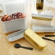 thumbnail image 3 of 150 piezas Mini moldes para pan con tapas y cucharas 200 ml Moldes para pan de papel de aluminio antiadherente Recipiente para pan de papel de aluminio cuadrado reutilizable Moldes para hornear pastel, 3 of 11